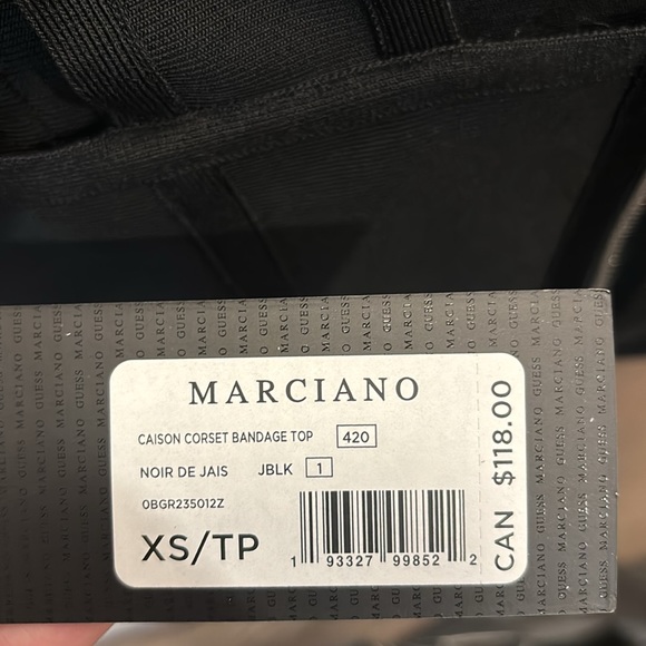 Marciano Guess Caison Corset Bandage Top XS - Picture 4 of 4